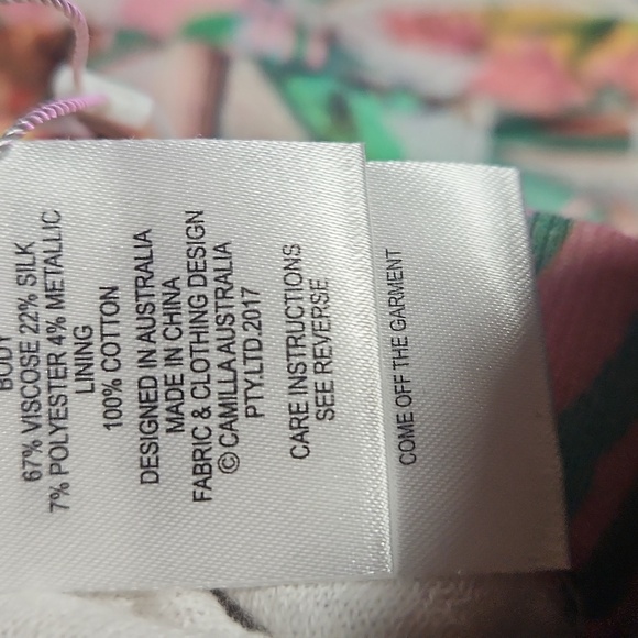 Camilla Printed Belle Sleeve Jumper Nwt Size XL - Picture 14 of 14